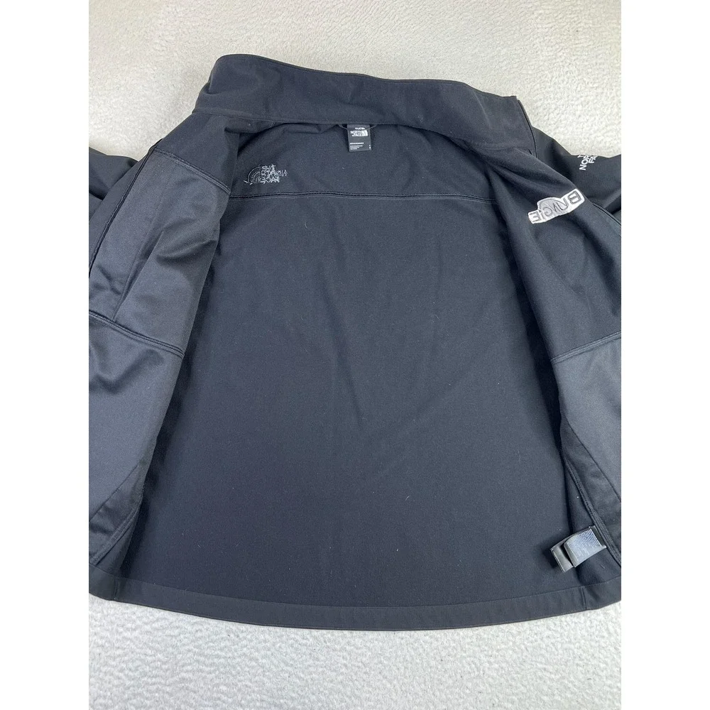 The North Face Mens Large Black Softshell Full Zip Bungie Video Game Logo Jacket